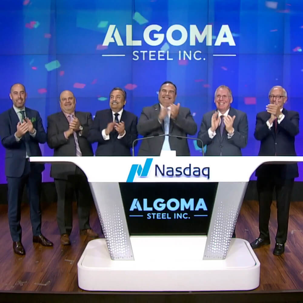 Algoma Steel Group Inc. Rings the Nasdaq Stock Market Closing Bell