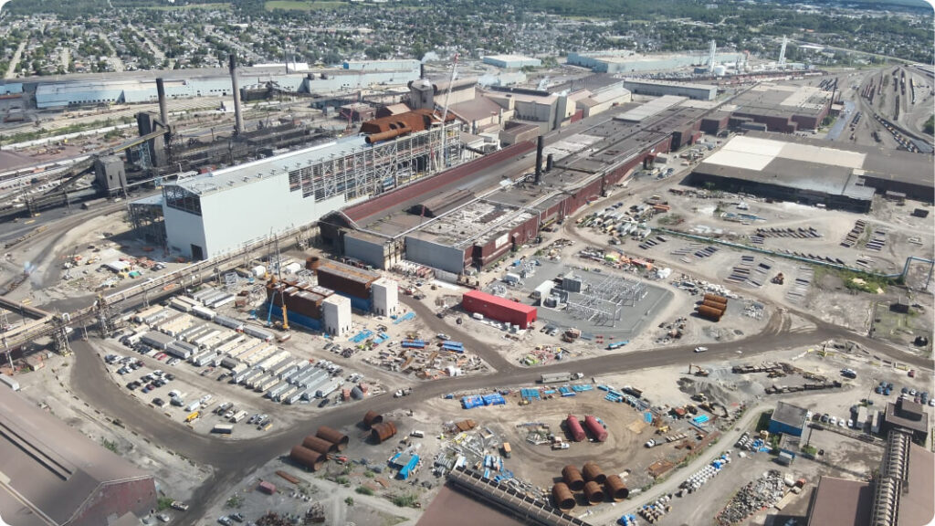 EAF Exterior. Algoma Steel Is Going Electric