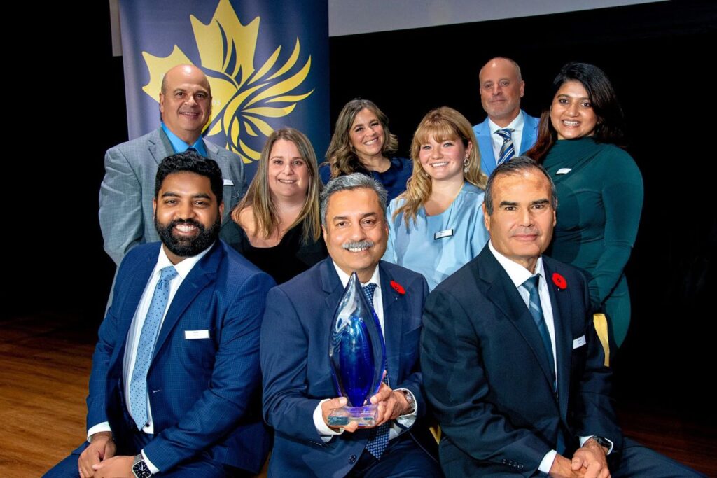 Algoma Steel executives with GPC’s 2024 Prix EG Award