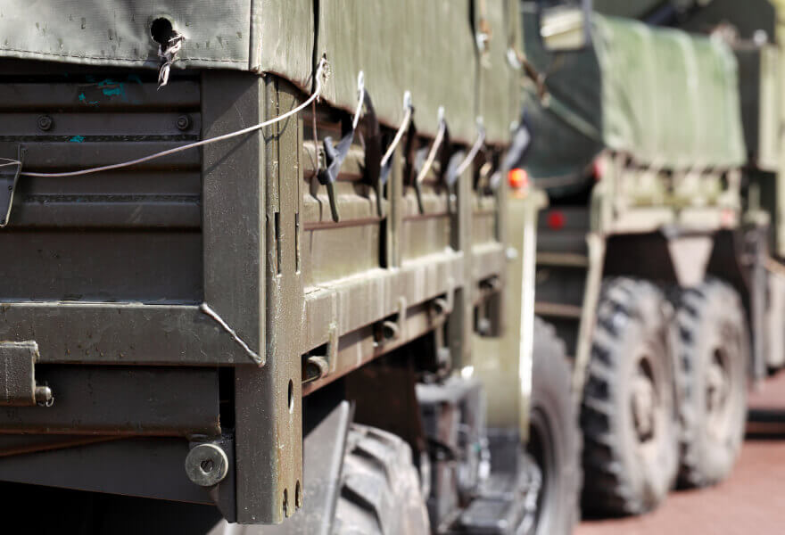 Military trucks