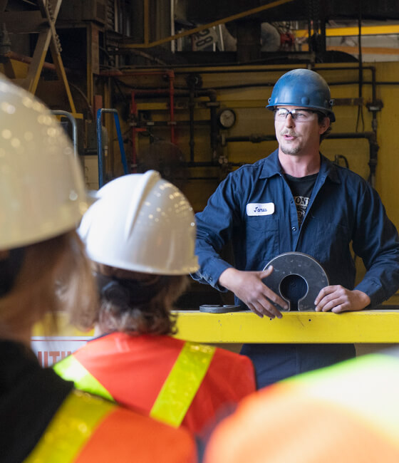 Algoma Steel employee leadership development