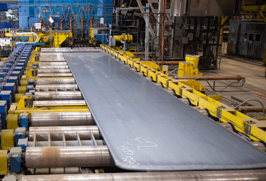 Widest Steel Plate made in Canada by Algoma Steel