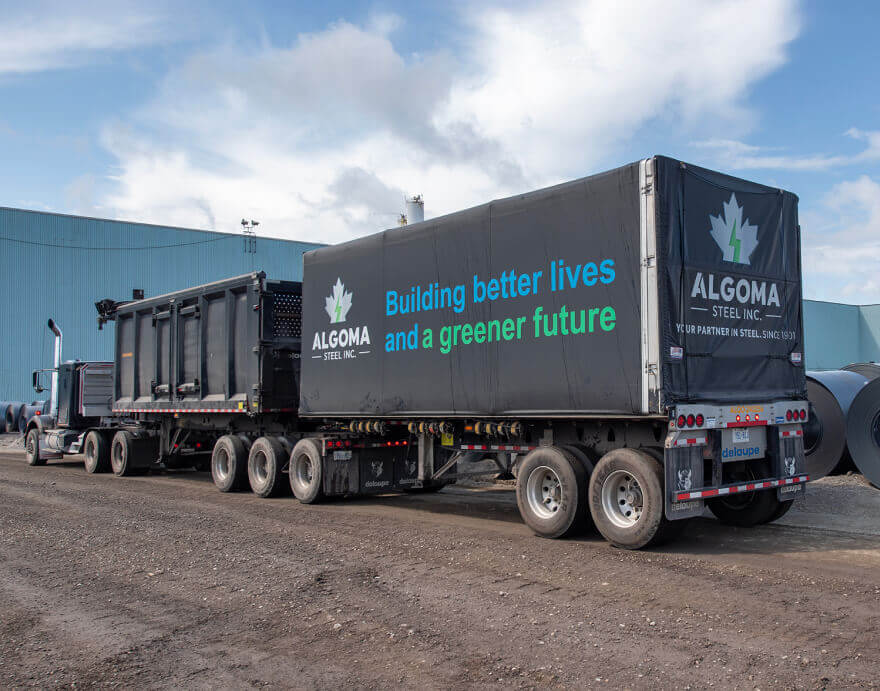 Algoma Steel's custom trailer