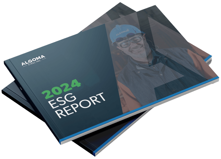 Algoma Steel 2024 ESG Report Covers